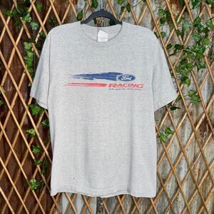 Vintage Y2K Ford racing car truck mustang promo 00s t-shirt